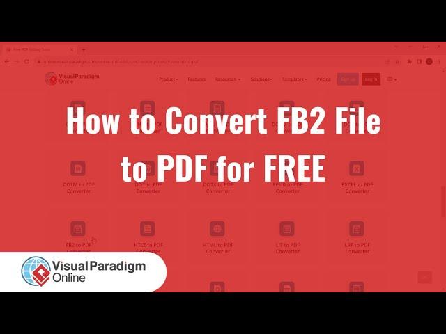 How to Convert FB2 File to PDF for FREE