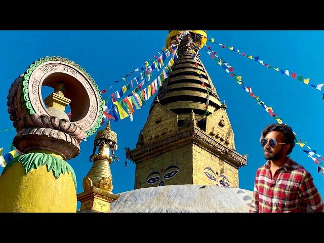 Swayambhunath Kathmandu | Swayambhunath Temple Kathmandu Nepal | Swayambhunath Stupa | Nepal | 4K