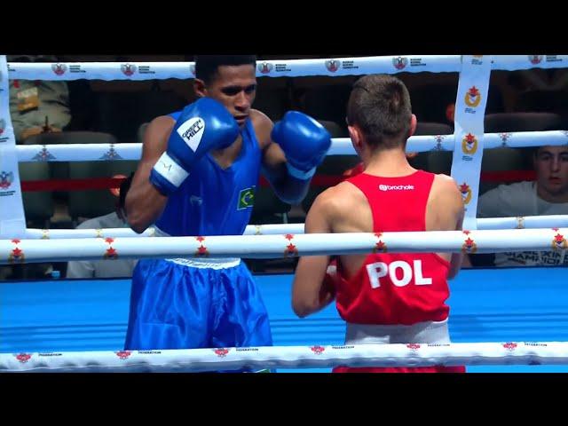 Preliminaries (49kg) SLOMINSKI Bogdan (POL) vs CONCEICAO Leanderso (BRA) | CISM 58th World