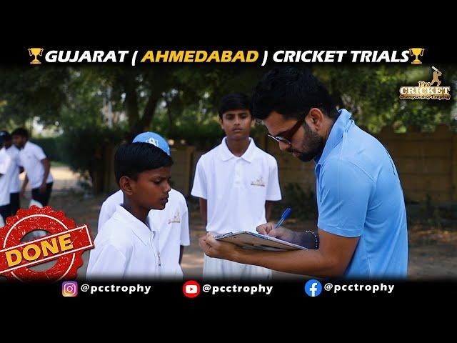 PCCT Season-2 - Gujarat Cricket Trials Done at GRP SPORTS ACADEMY, AHMEDABAD...