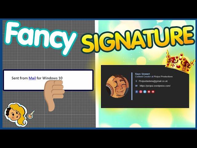 How to Customise your Email Signature all Fancy like! GMAIL HOTMAIL