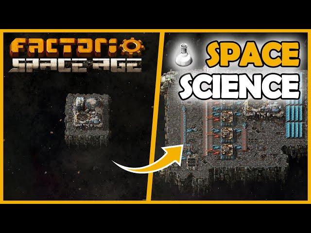 How to make SPACE SCIENCE in Factorio 2.0 Space Age (White Science Guide)