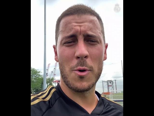 Eden Hazard first Day in Madrid