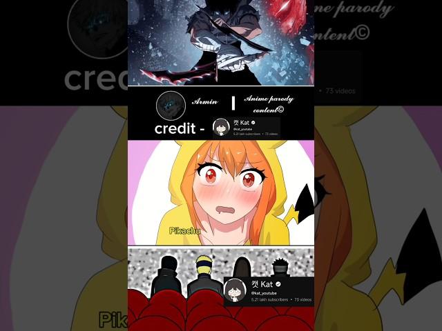 Naruto squad reaction on pikachu x ash