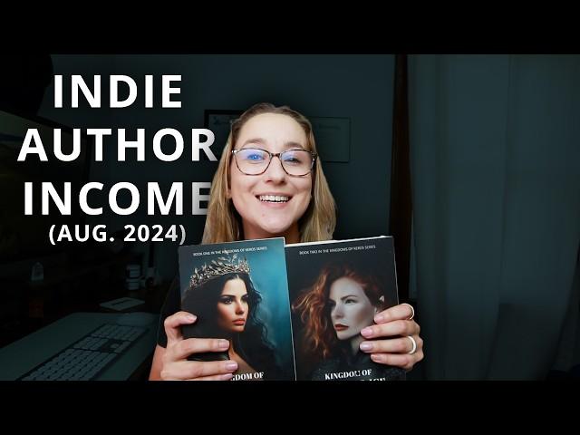 A Rough Few Months | Indie Author Income August 2024 #kdp #authortube