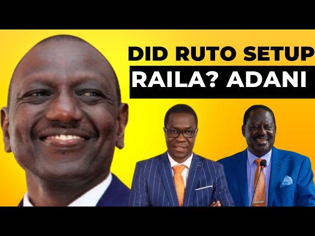 William Ruto SHOCKS Nation: Cancels Adani Deal LIVE!  Raila Odinga and Opiyo Wandayi Humiliated