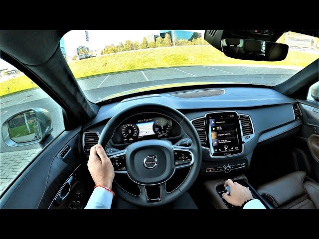 Volvo XC90 Inscription 2.0 235HP - POV Test Drive. Volvo XC90 GoPRO driving.