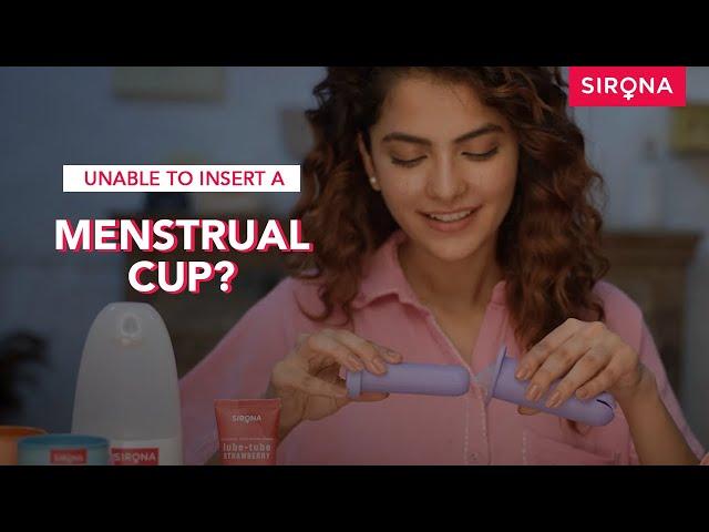 Menstrual Cup Applicator | Menstrual Cup Application Made Easy | Period Care | Sirona Hygiene