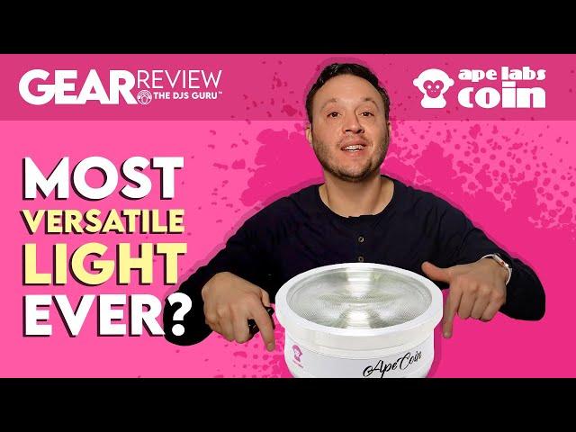 Ape Labs Coin Wash Effect Review and Demo | Most versatile light for DJs and performers EVER?