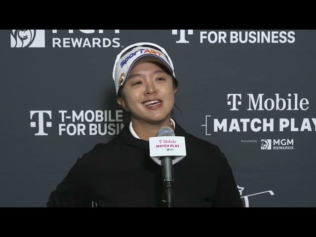 Sei Young Kim Friday Flash Interview 2024 T-Mobile Match Play · Day 3