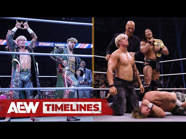 Empire Divided! The dissolution of Will Ospreay & Kyle Fletcher! | AEW Timelines