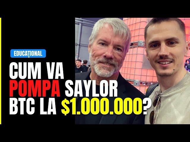 Cum va "pompa" Saylor BTC la $1.000.000. Microstrategy la ATH (MSTR)