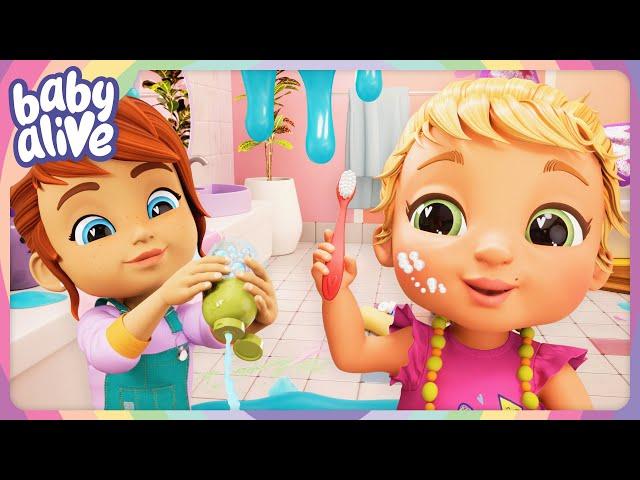 The Babies Get Ready, Morning Bathroom Routine  🪥 BRAND NEW Baby Alive Season 4 |