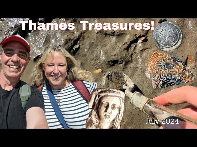 Rare & Exquisite Thames Treasures! Mudlarking the Thames in the Morning & Guernsey in the Afternoon