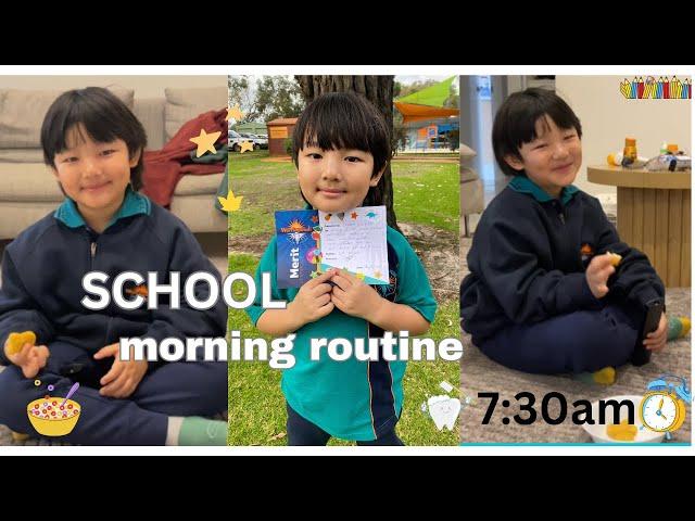 School Morning Routine | His first ever certificate | Big Day