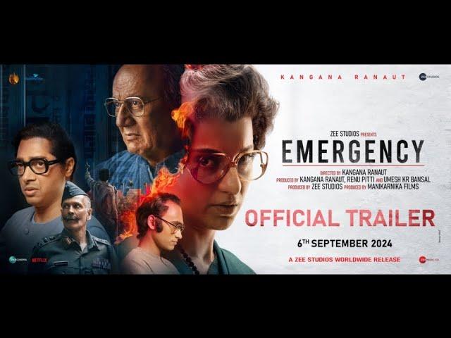 Emergency | Official Trailer | Kangana Ranaut | In Cinemas 6th September