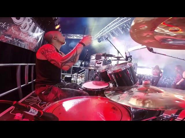 Infected Dead @ Bloodstock Open Air, 12.08.17 - Archaic Malevolence (Drumcam) - Martin Tang