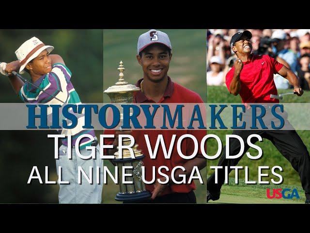 Tiger Woods' Nine USGA Championships (History Makers)