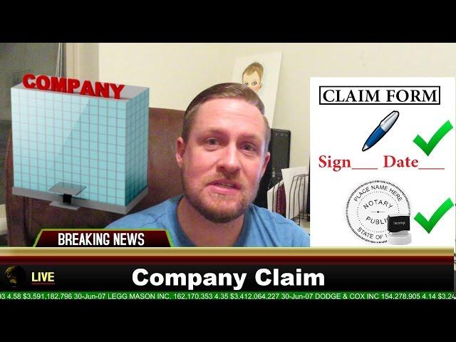 UNCLAIMED MONEY How to File a Claim for a Company