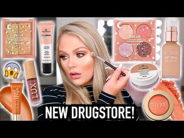 NEW DRUGSTORE MAKEUP TESTED | FULL FACE FIRST IMPRESSIONS KELLY STRACK