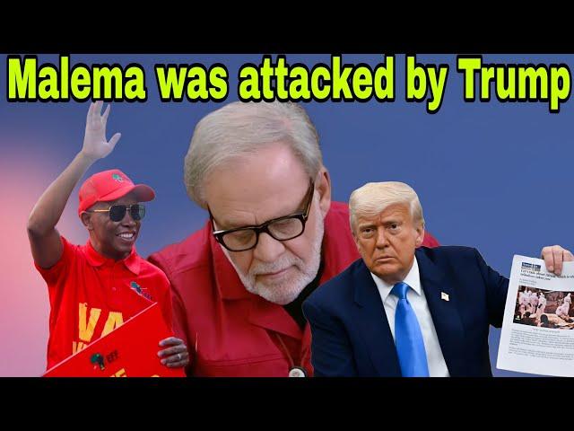 EFF Afrikaner Carl Niehaus Angry about how Malema was disrespected by Donald Trump.