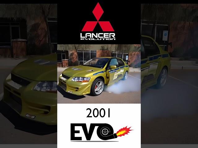 From Rally Beast to Street Legend: Mitsubishi Lancer Evolution – All Generations! #transformation
