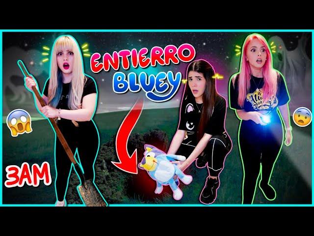  ENTERRAMOS a BLUEY el MUÑECO ATERRADOR a las 3:00 A.M!!  ft. @JennyDevil @AniCat