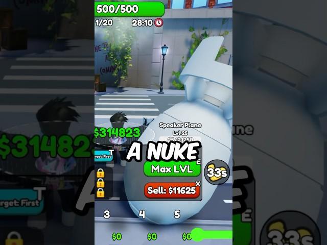 NUKE MADNESS in Skibidi Tower Defense #roblox