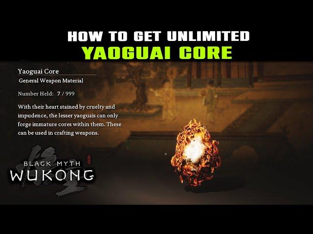 YAOGUAI CORE Location Guide | How to Get UNLIMITED YAOGUAI CORE Materials | Black Myth Wukong