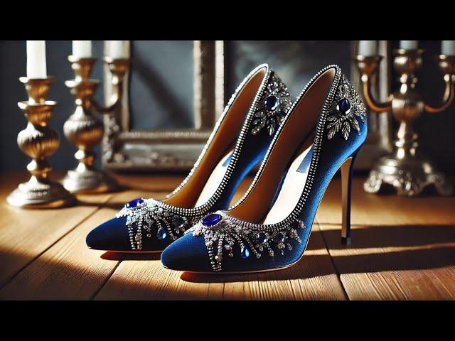 Step into Elegance The Luxor Starr Luxury Shoe Collection, Glamorous pearl-encrusted shoes