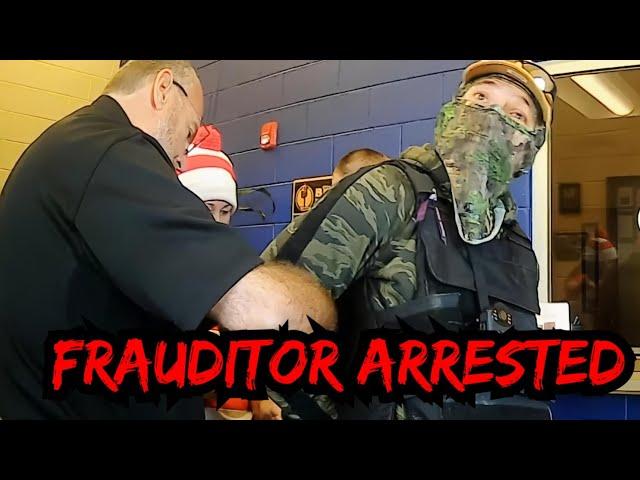 MASKED FRAUDITOR ARRESTED UNDER NEW ANTI-FRAUDITOR LAW