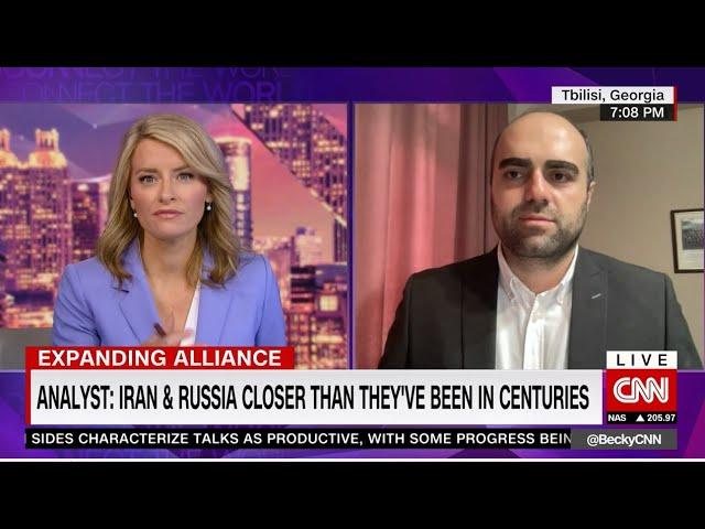 Emil Avdaliani commenting on Russia-Iran relations on CNN