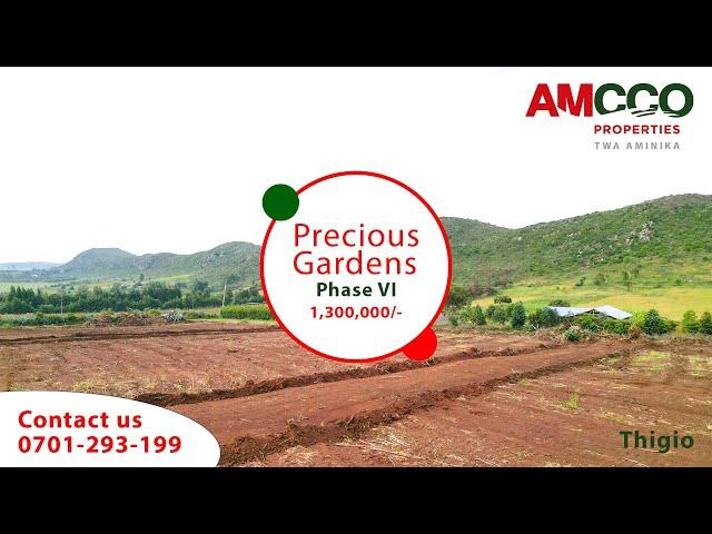 PRIME PLOTS IN THIGIO, KIKUYU (1.3M CASH DEAL)