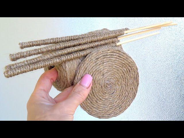 5 AMAZING DECOR IDEAS / 5 Jute craft ideas