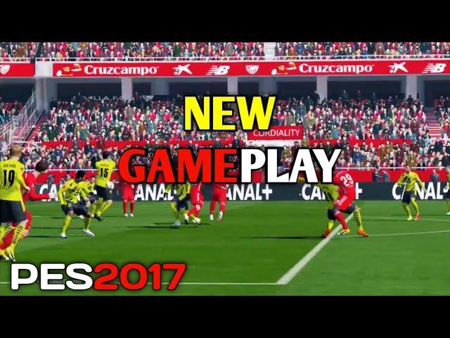 PES 2017 NEW GAMEPLAY PES 2021 เกมเพล ใหม่!![TONcHILL]