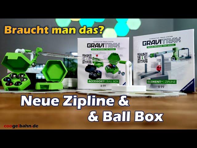 GraviTrax ZIPLINE  Comparison OLD VS. NEW  Ball Box