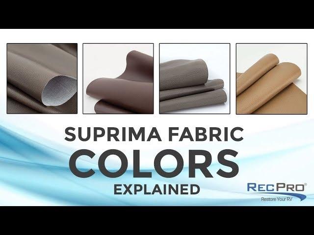 Suprima Fabric Colors Explained