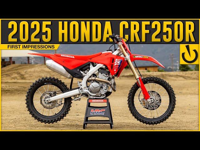 Testing the 2025 Honda CRF250R