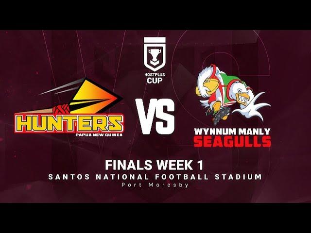 SP PNG Hunters vs Wynnum Manly Seagulls | Match Highlights | QRL Hostplus Cup | Finals Week 1