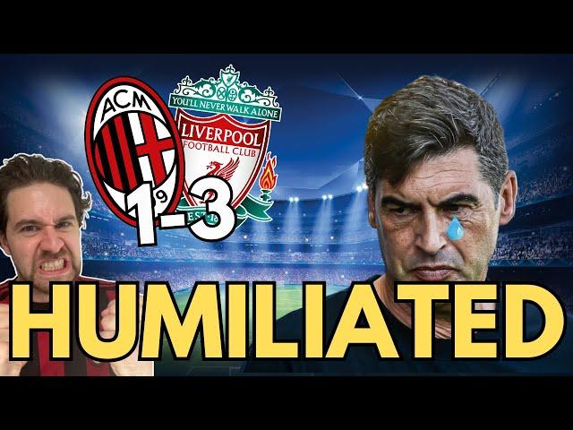 [RANT] Embarrassed at San Siro!!  | AC Milan Liverpool 1-3