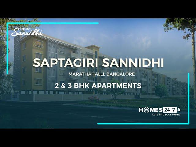 Check 2bhk & 3bhk Apartments by Saptagiri Sannidhi - Homes247