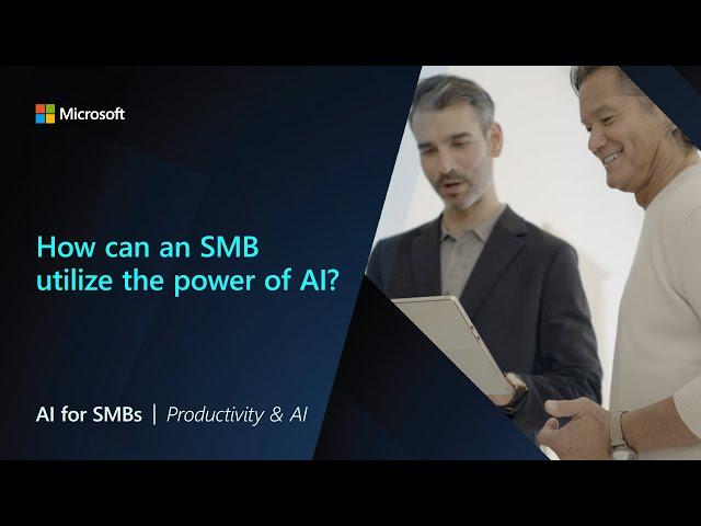 How can an SMB utilize the power of AI?