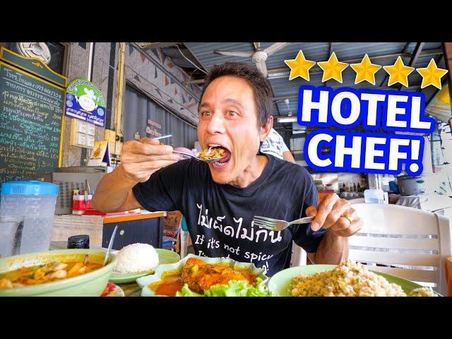 5 Star MARRIOTT HOTEL Chef Cooks STREET FOOD!!   Crispy Garlic Squid - Out Of This World!!