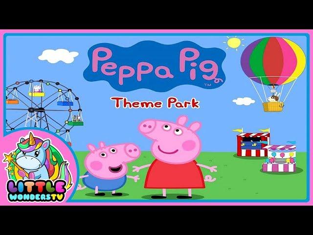 PEPPA PIG THEME PARK Gameplay - Fun with Peppa at the Theme Park