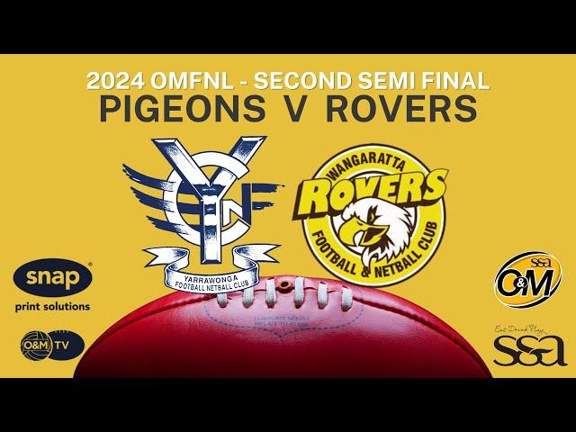 2024 2nd Semi Final - Pigeons v Rovers