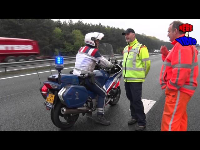 A12 Grijsoord afgesloten ivm groot begeleid geldtransport