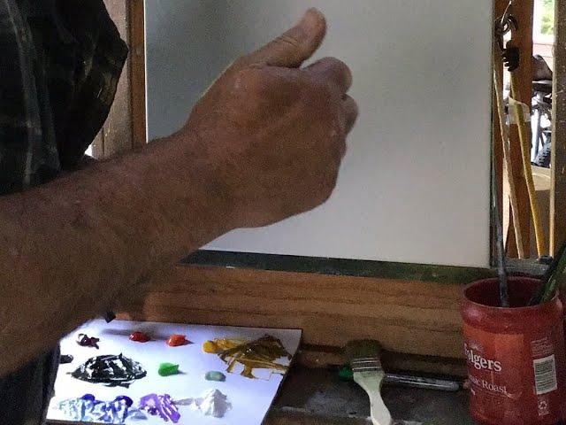 Richard Krejci  is going live! Sunday painting a landscape in acrylic