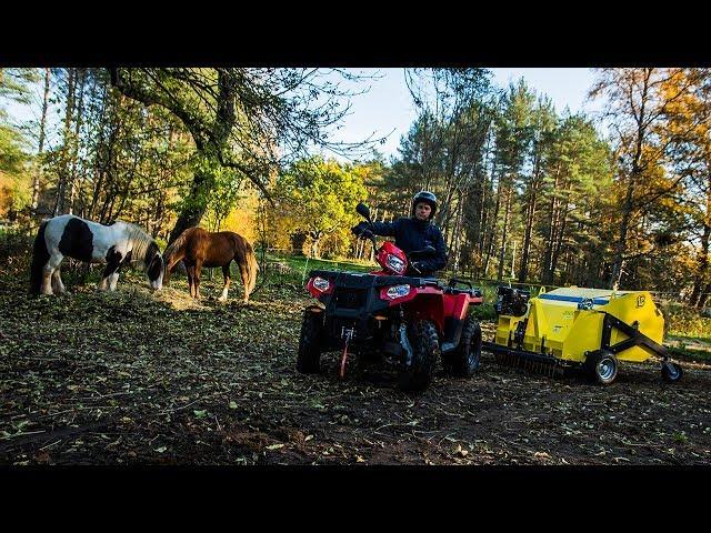 Tow behind Sweeper Collector - Paddock Cleaner, Horse Manure Collector