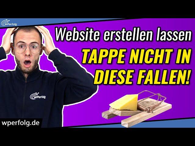 ACHTUNG: 9 Fallen wenn du eine Website erstellen lassen willst (2025) - Vermeide diese Fehler!