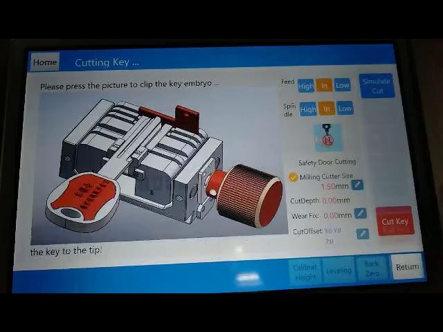 nissan-all key lost-CSH008 automatic key cutting machine